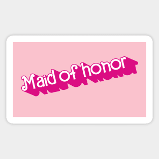 Maid of Honor Barbie logo Sticker